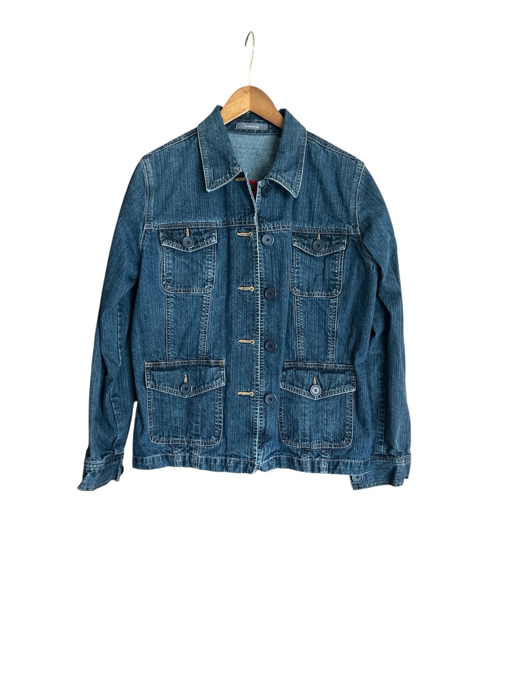Liz Claiborne Blue Denim Trucker Jacket